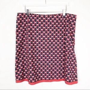 Boden Tulip Print A-Line Skirt Size UK 20 US 16/18